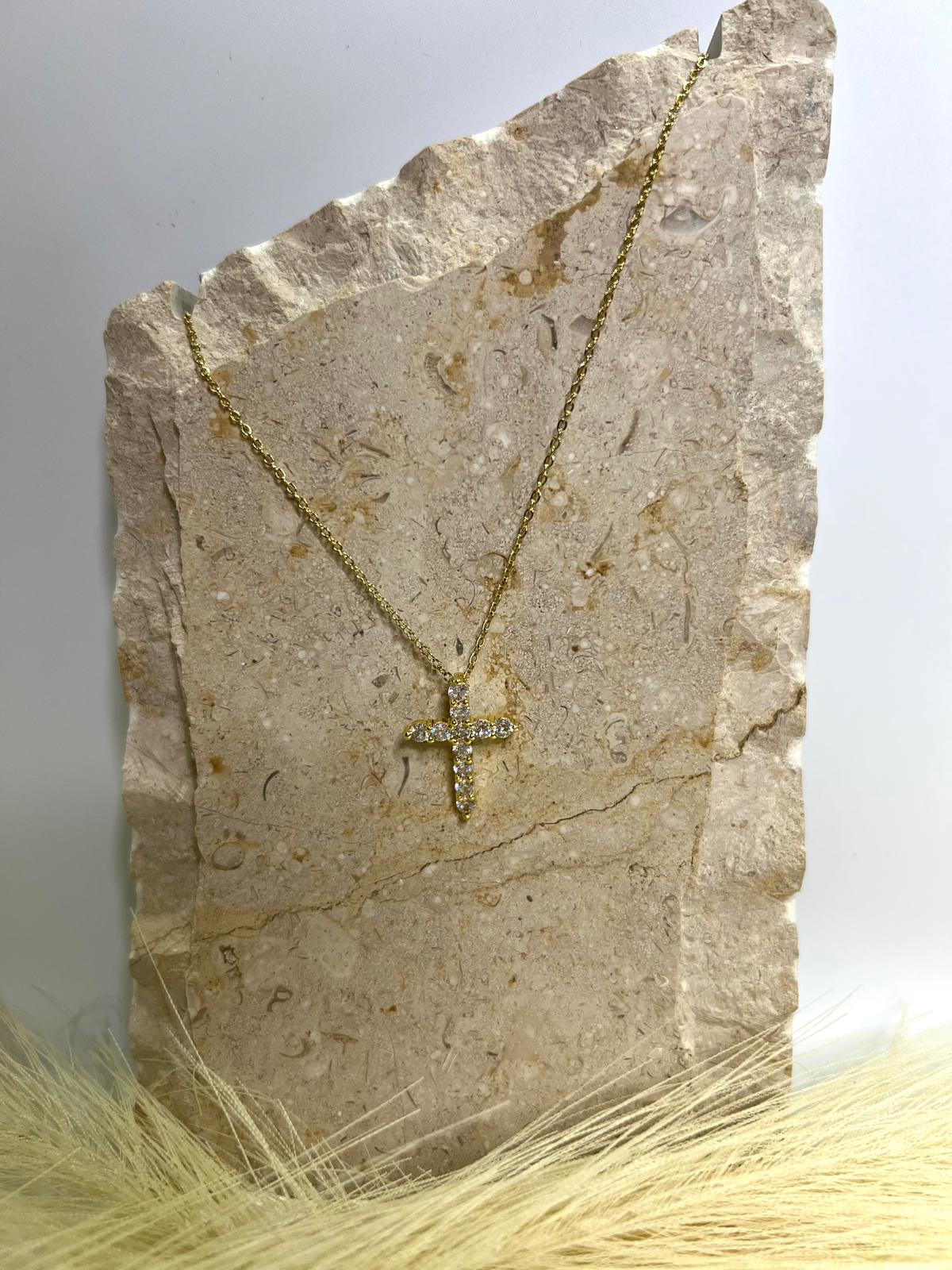 Tiny Cross Necklace